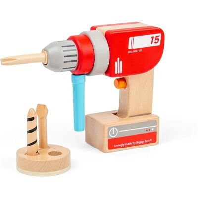 Bigjigs Toys - Wooden Toy Drill Set - rot - Unisex - Toy Bigjigs Toys - Wooden Toy Drill Set - rot - Unisex - Toy