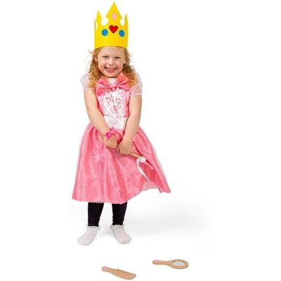 Bigjigs Toys Prinzessinnen Kostümset - Pink, Unisex Bigjigs Toys Prinzessinnen Kostümset - Pink, Unisex
