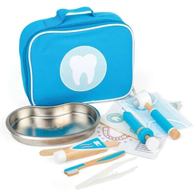 Bigjigs Toys Zahnarzt-Set Tasche Blau Bigjigs Toys Zahnarzt-Set Tasche Blau