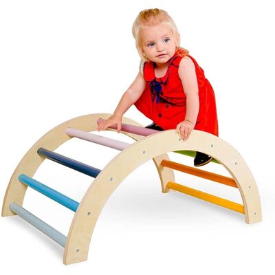 Bigjigs Toys Holz Bogen Klettergerüst - FSC Zertifiziert - Für Innen Bigjigs Toys Holz Bogen Klettergerüst - FSC Zertifiziert - Für Innen