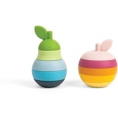Bigjigs Toys Stapelbare Apfel & Birne - Sensorisches & Reise Spielzeug Bigjigs Toys Stapelbare Apfel & Birne - Sensorisches & Reise Spielzeug