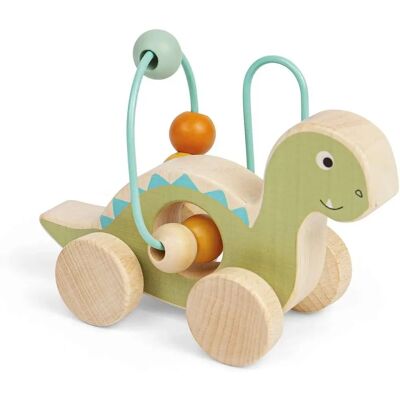 Bigjigs Dinosaurier-Perlenrahmen und Schiebespielzeug Bigjigs Dinosaurier-Perlenrahmen und Schiebespielzeug