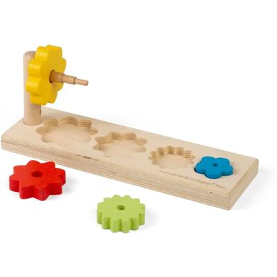 Bigjigs Wooden Flower Sorter - Educational Toy for 12+ Months Bigjigs Wooden Flower Sorter - Educational Toy for 12+ Months