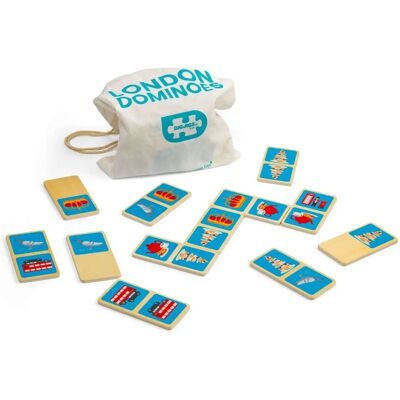 Bigjigs Houten Londen Dominospel - Bordspel Bigjigs Houten Londen Dominospel - Bordspel