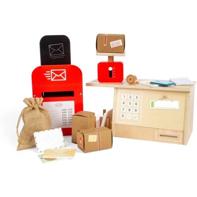 Bigjigs - Holz Postamt Spielset - Spielset Bigjigs - Holz Postamt Spielset - Spielset