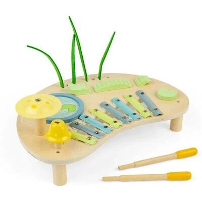 Bigjigs Mehrfarbiges Jungle Musikspielbank - musikalisches Spielzeug für Kinder Bigjigs Mehrfarbiges Jungle Musikspielbank - musikalisches Spielzeug für Kinder