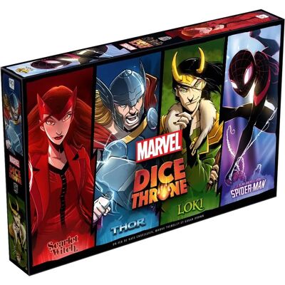Lucky Duck Games Dice Throne Marvel: Thor, Loki, Spiderman, Scarlet Witch - Brettspiel Lucky Duck Games Dice Throne Marvel: Thor, Loki, Spiderman, Scarlet Witch - Brettspiel