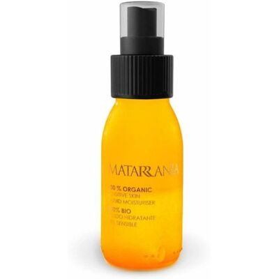 Fluide Hydratant Bio pour Peau Sensible Matarrania - Publicité Fluide Hydratant Bio pour Peau Sensible Matarrania - Publicité