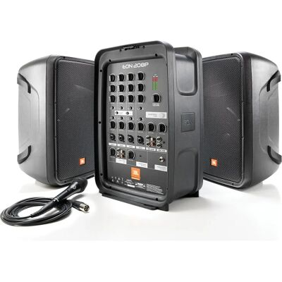 JBL EON208P 2-utásos sztereó PA rendszer - Hordozható, Bluetooth, 8" hangszórók JBL EON208P 2-utásos sztereó PA rendszer - Hordozható, Bluetooth, 8" hangszórók