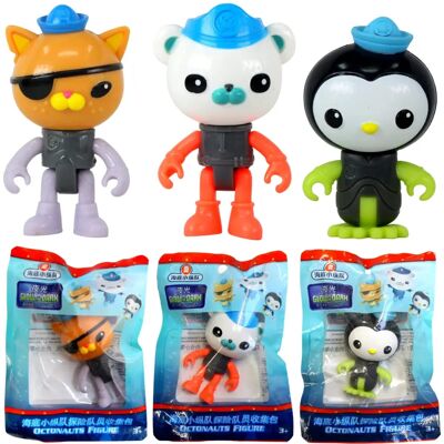 Figura de ação Octonauts Fisher-Price - Conjunto de 3 com trajes que brilham no escuro Figura de ação Octonauts Fisher-Price - Conjunto de 3 com trajes que brilham no escuro