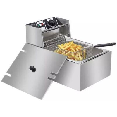 Garmin Stainless Steel Deep Fat Fryer 3L - Kitchen Large Garmin Stainless Steel Deep Fat Fryer 3L - Kitchen Large