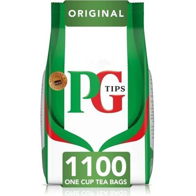 PG Tips - One Cup Square - 1100-count - Pack1 - Tea bags PG Tips - One Cup Square - 1100-count - Pack1 - Tea bags