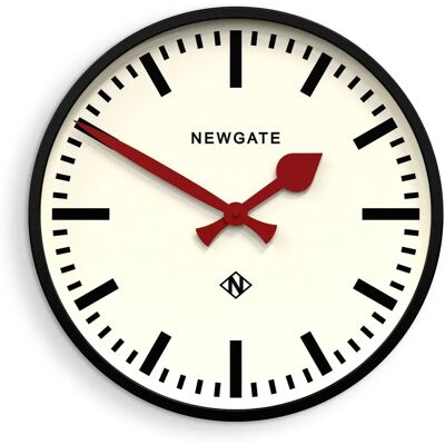 Newgate Putney Wanduhr - Retro, 45cm, Schwarz Newgate Putney Wanduhr - Retro, 45cm, Schwarz