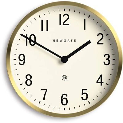 Newgate Master Edwards Brass Wall Clock Newgate Master Edwards Brass Wall Clock