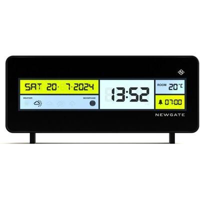 Newgate Futurama LCD Wecker - Zwart Newgate Futurama LCD Wecker - Zwart