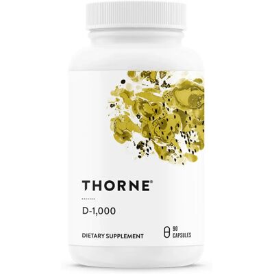 Thorne Research D-1,000 - Vitamin Supplement for Bone & Immune Support Thorne Research D-1,000 - Vitamin Supplement for Bone & Immune Support