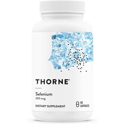 Thorne Research Selenomethionine - 200 mcg Selenium Supplement for Antioxidant Thorne Research Selenomethionine - 200 mcg Selenium Supplement for Antioxidant