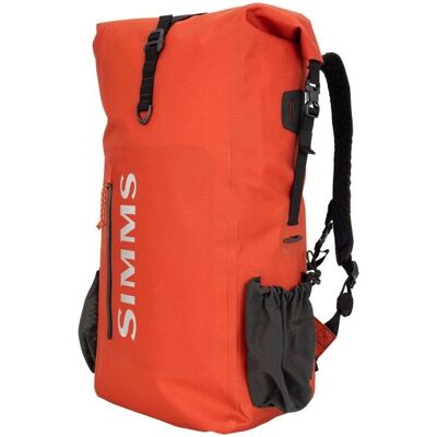 Simms Dry Creek Rolltop Backpakke - 30L Vanntett Oransje Simms Dry Creek Rolltop Backpakke - 30L Vanntett Oransje