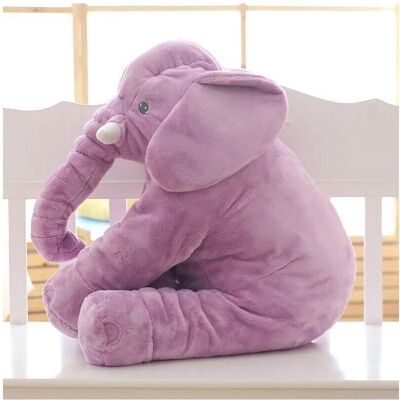 Unbranded - Long Nose Elephant - Purple - 40cm - Sleep Pillow Unbranded - Long Nose Elephant - Purple - 40cm - Sleep Pillow