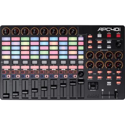 Akai APC40 MKII Kontroller - 5x8 RGB klippeløsningsmatrise - Kompatibel med Ableton Akai APC40 MKII Kontroller - 5x8 RGB klippeløsningsmatrise - Kompatibel med Ableton