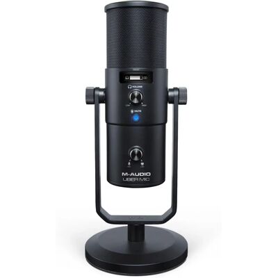 M-Audio UberMic Schwarzes Mikrofon - Studio-Qualität USB Mikrofon für Streaming & Aufnahme M-Audio UberMic Schwarzes Mikrofon - Studio-Qualität USB Mikrofon für Streaming & Aufnahme