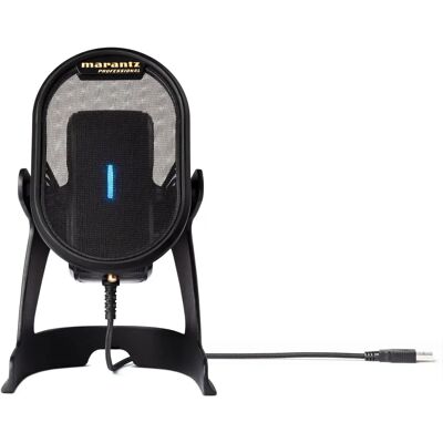 Microfono Nero Marantz Umpire - Condensatore da Studio USB Microfono Nero Marantz Umpire - Condensatore da Studio USB