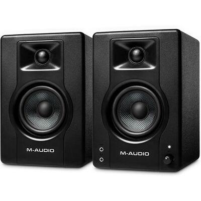 Alto-falante M-Audio BX3 Preto Com Fiação 50 W Alto-falante M-Audio BX3 Preto Com Fiação 50 W