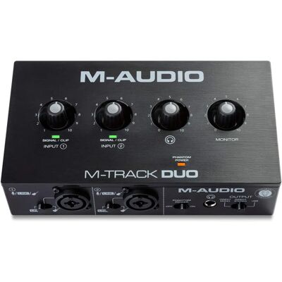 M-Audio M-Track Duo - Interface de áudio portátil de 2 canais M-Audio M-Track Duo - Interface de áudio portátil de 2 canais