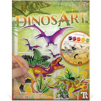 Dinosart Dino Fensterbilder - Bastelset Dinosart Dino Fensterbilder - Bastelset
