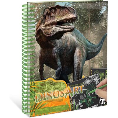 Dinosart 15201 Kunst-/Handwerks-Spielzeug - Dinosaurier Kratz & Zeichenbuch Dinosart 15201 Kunst-/Handwerks-Spielzeug - Dinosaurier Kratz & Zeichenbuch