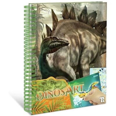 DinosArt Kreatives Stickerbuch - Dinosaur Puzzel & Kunst DinosArt Kreatives Stickerbuch - Dinosaur Puzzel & Kunst