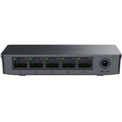 Grandstream Networks GWN7700 Netværkswitch - Uadministreret, 5 porte, Gigabit, Sort Grandstream Networks GWN7700 Netværkswitch - Uadministreret, 5 porte, Gigabit, Sort