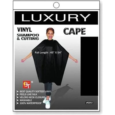 Beauty Town Zwarte Vinyl Knipkap - Voor professionele kappers Beauty Town Zwarte Vinyl Knipkap - Voor professionele kappers