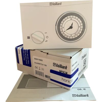 Vaillant Timeswitch 150 Mechanical Analogue 24 Hr Timer Clock - Timer Clock Vaillant Timeswitch 150 Mechanical Analogue 24 Hr Timer Clock - Timer Clock