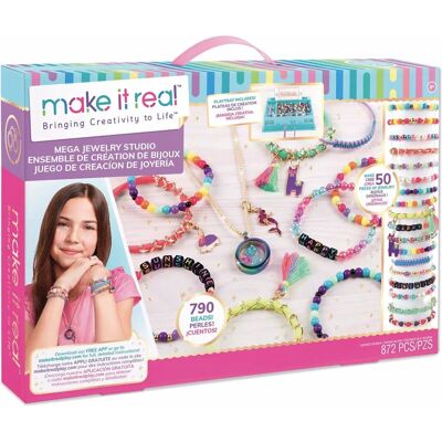 Make It Real Mega Jewelry Studio - Kreativ Schmuckset für Kinder Make It Real Mega Jewelry Studio - Kreativ Schmuckset für Kinder