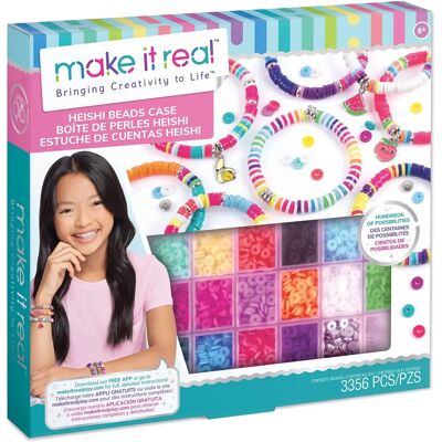Make it Real Sieradenset - 3200 kralen, 150 zilveren kralen - Vanaf 8 jaar Make it Real Sieradenset - 3200 kralen, 150 zilveren kralen - Vanaf 8 jaar