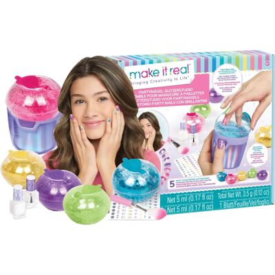 Make it real MR2467 Jouet créatif - Kit vernis et paillettes Make it real MR2467 Jouet créatif - Kit vernis et paillettes
