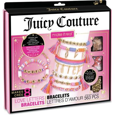 Make it Real Juicy Couture Love Letters Bracelets for Ages 8+ - Art/Craft Toy Make it Real Juicy Couture Love Letters Bracelets for Ages 8+ - Art/Craft Toy