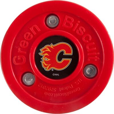 Green Biscuit NHL Calgary Flames - Tréninkový puk hokeje Green Biscuit NHL Calgary Flames - Tréninkový puk hokeje