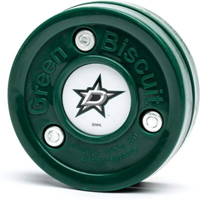 Green Biscuit Hockey Puck - NHL, Dallas Stars Green Biscuit Hockey Puck - NHL, Dallas Stars