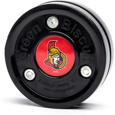 Green Biscuit Ottawa Senators - Hockey Puck Green Biscuit Ottawa Senators - Hockey Puck