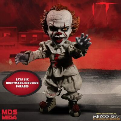 Mezco Toys Pennywise 15" Talking Doll - IT 2017 Designer Series Mezco Toys Pennywise 15" Talking Doll - IT 2017 Designer Series