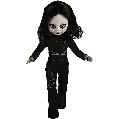Mezco Toys The Crow Laleczka Living Dead Eric Draven 25 cm - Laleczki z umarłych - Czarny/Biały - Kultowy klasyk Mezco Toys The Crow Laleczka Living Dead Eric Draven 25 cm - Laleczki z umarłych - Czarny/Biały - Kultowy klasyk