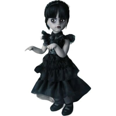 Lalka Wednesday tańcząca od Mezco Toys - 25cm - Czarna suknia Lalka Wednesday tańcząca od Mezco Toys - 25cm - Czarna suknia
