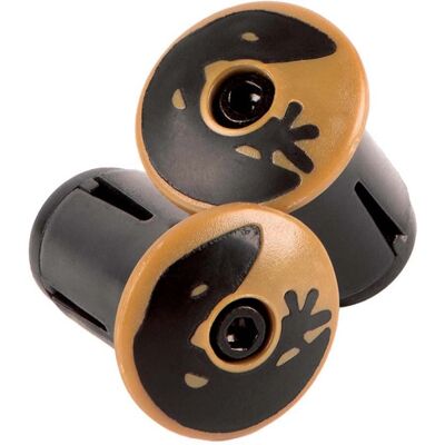 Lizard Skins DSP Bar Tape Plugs - Vegas Gold - Unisex Lizard Skins DSP Bar Tape Plugs - Vegas Gold - Unisex