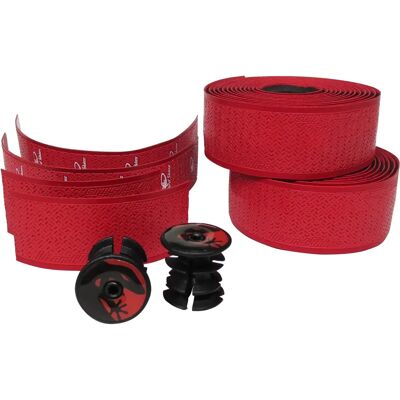 Ruban de Guidon Lizard Skins DSP V2 - Rouge Crimson - Publicité Ruban de Guidon Lizard Skins DSP V2 - Rouge Crimson - Publicité