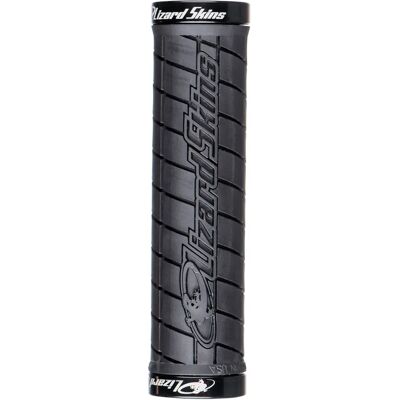 Lizard Skins Logo Dual Compound Handvatten - Zwart - Fietsgrip Lizard Skins Logo Dual Compound Handvatten - Zwart - Fietsgrip