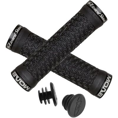 Manopole manubrio Lizard Skins Moab con blocco - 130mm Nero Manopole manubrio Lizard Skins Moab con blocco - 130mm Nero