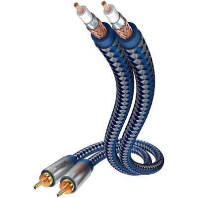 Inakustik 00404015 Cable de audio estéreo premium - Cobre de alta calidad, doble blindaje, 1,5m Inakustik 00404015 Cable de audio estéreo premium - Cobre de alta calidad, doble blindaje, 1,5m