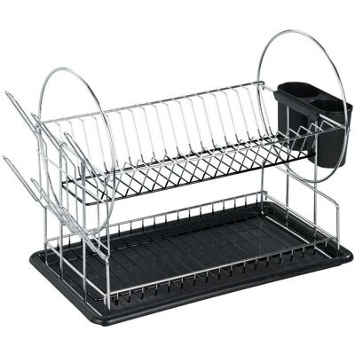 Scolapiatti Premium Duo di WENKO - Acciaio inossidabile Scolapiatti Premium Duo di WENKO - Acciaio inossidabile